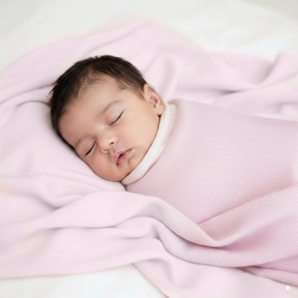 Manta de bebé de cachemira Caricia