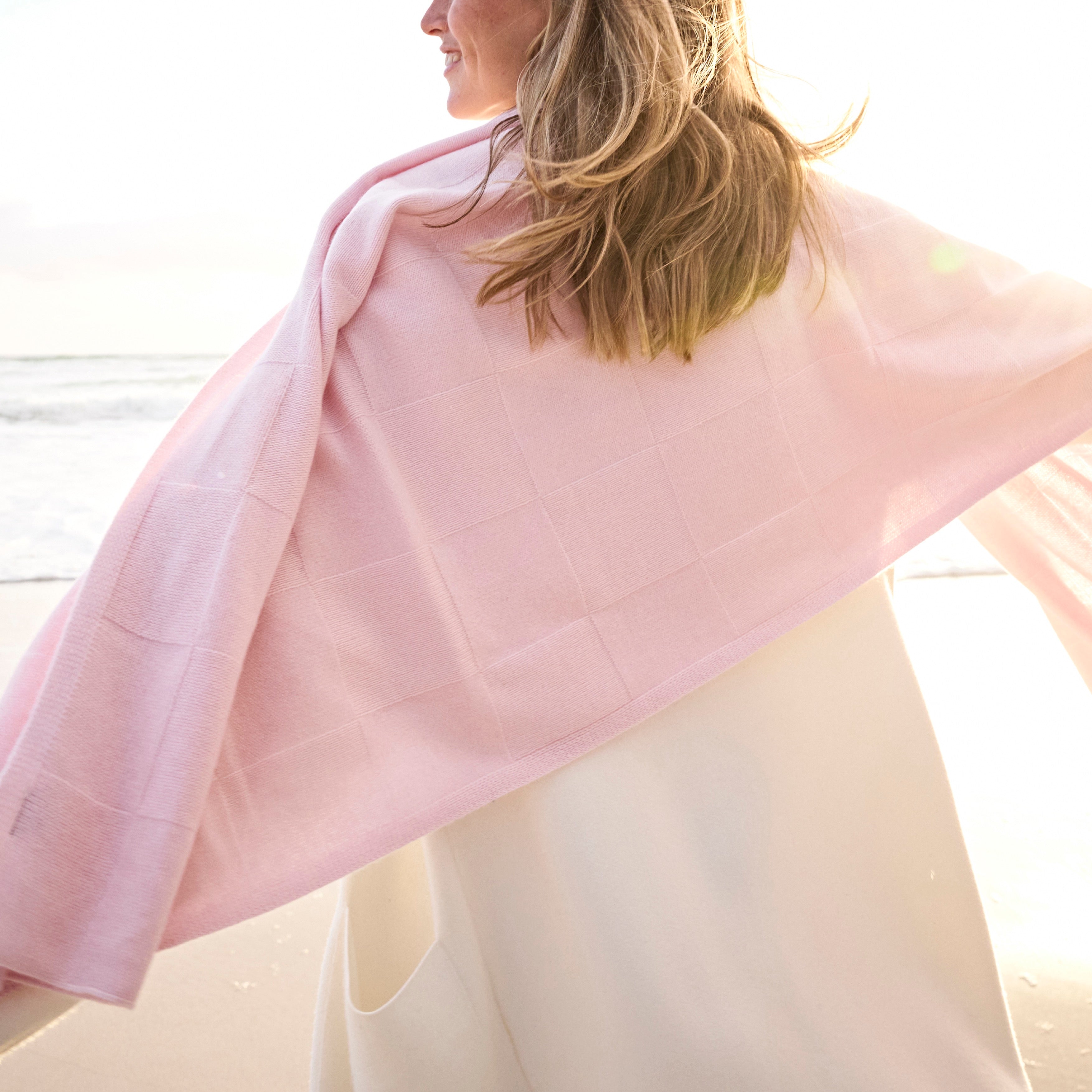 Cashmere scarf Rosado