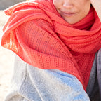 Bufanda de cachemira Coral