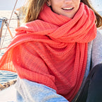 Bufanda de cachemira Coral