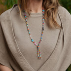 Collar con amuleto de la suerte Enerkinetik® · Extra largo