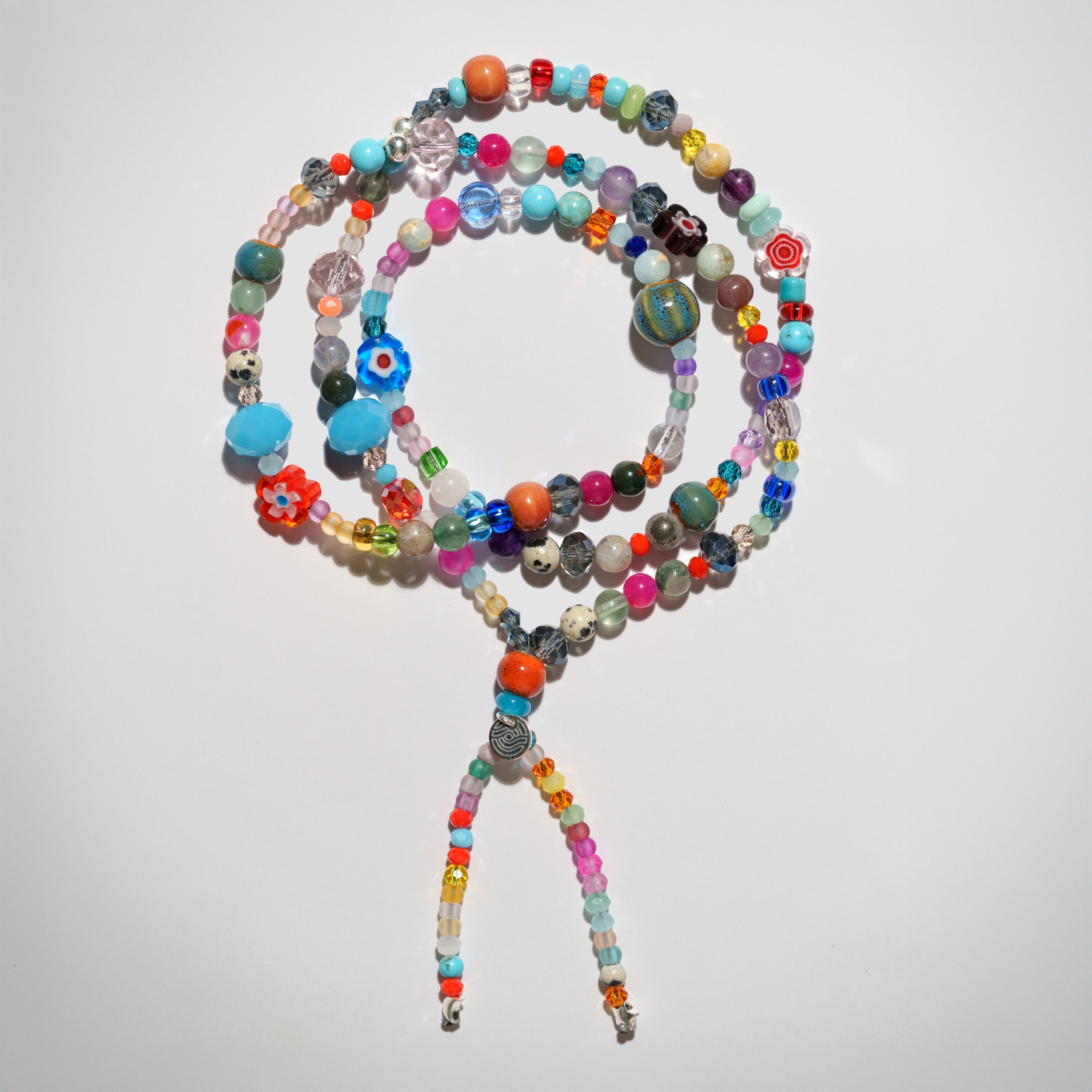 Collar con amuleto de la suerte Enerkinetik® · Extra largo