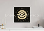 LOVE Enerkinetik® Key 40 x 40 cm / Alu Dibond GOLD WhiteWall App Product