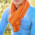 Bufanda de cachemira Naranja