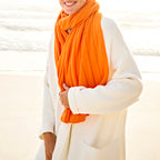 Bufanda de cachemira Naranja