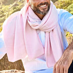 Cashmere scarf Rosado