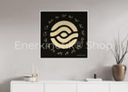 PROTECTION Enerkinetik® Key 80 x 80 cm / Alu Dibond GOLD WhiteWall App Product