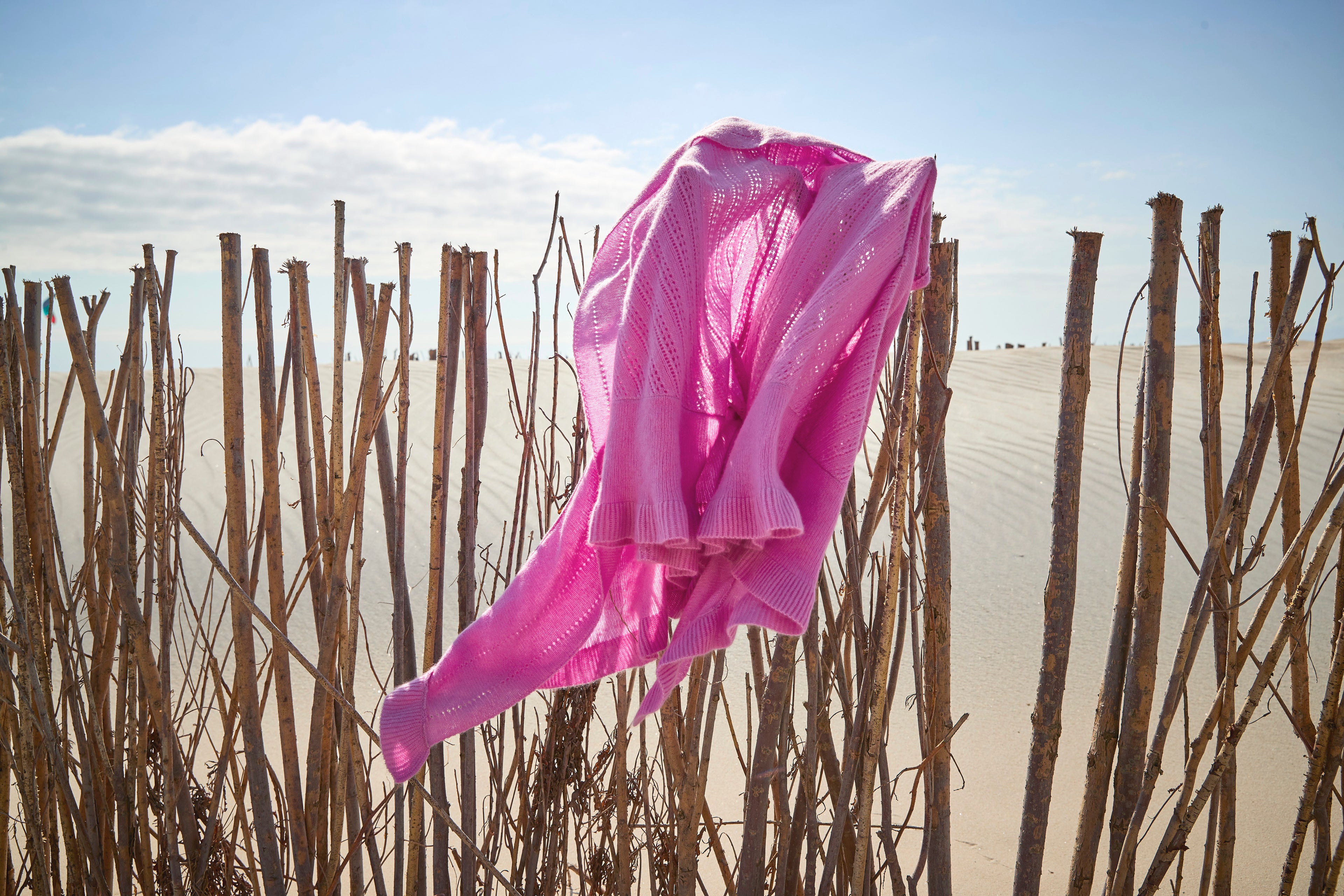 Bufanda de cachemira Malva