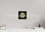 TRANSFORMATION Enerkinetik® Key 20 x 20 cm / Alu Dibond GOLD WhiteWall App Product