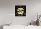 TRANSFORMATION Enerkinetik® Key 60 x 60 cm / Alu Dibond GOLD WhiteWall App Product